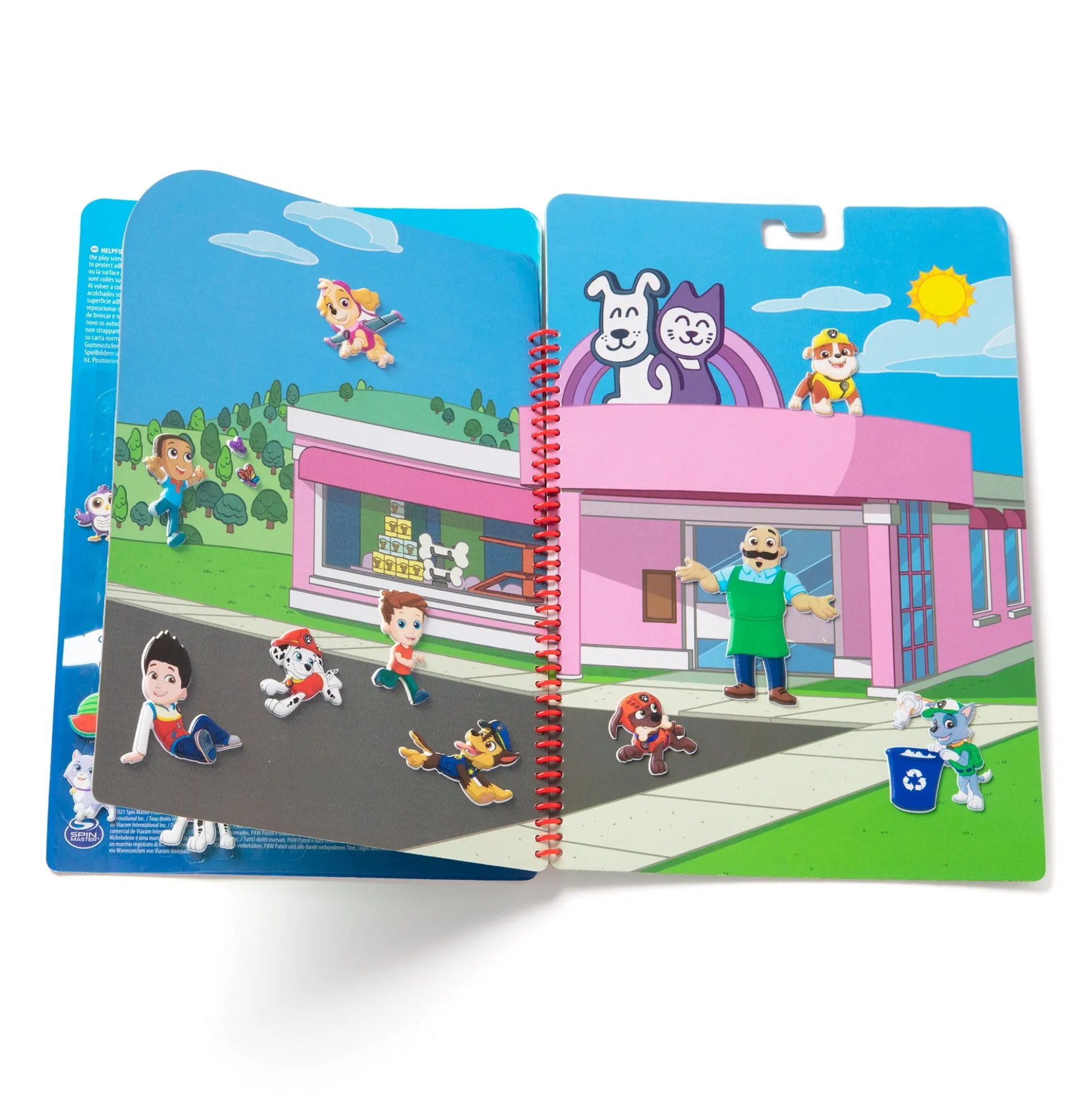PAW Patrol Restickable Puffy Stickers - Adventure Bay