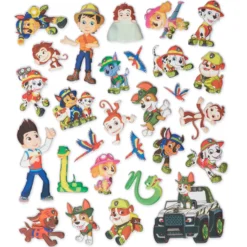 PAW Patrol Restickable Puffy Stickers - Jungle