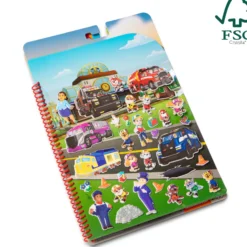 PAW Patrol Restickable Puffy Stickers - Big Truck Pups