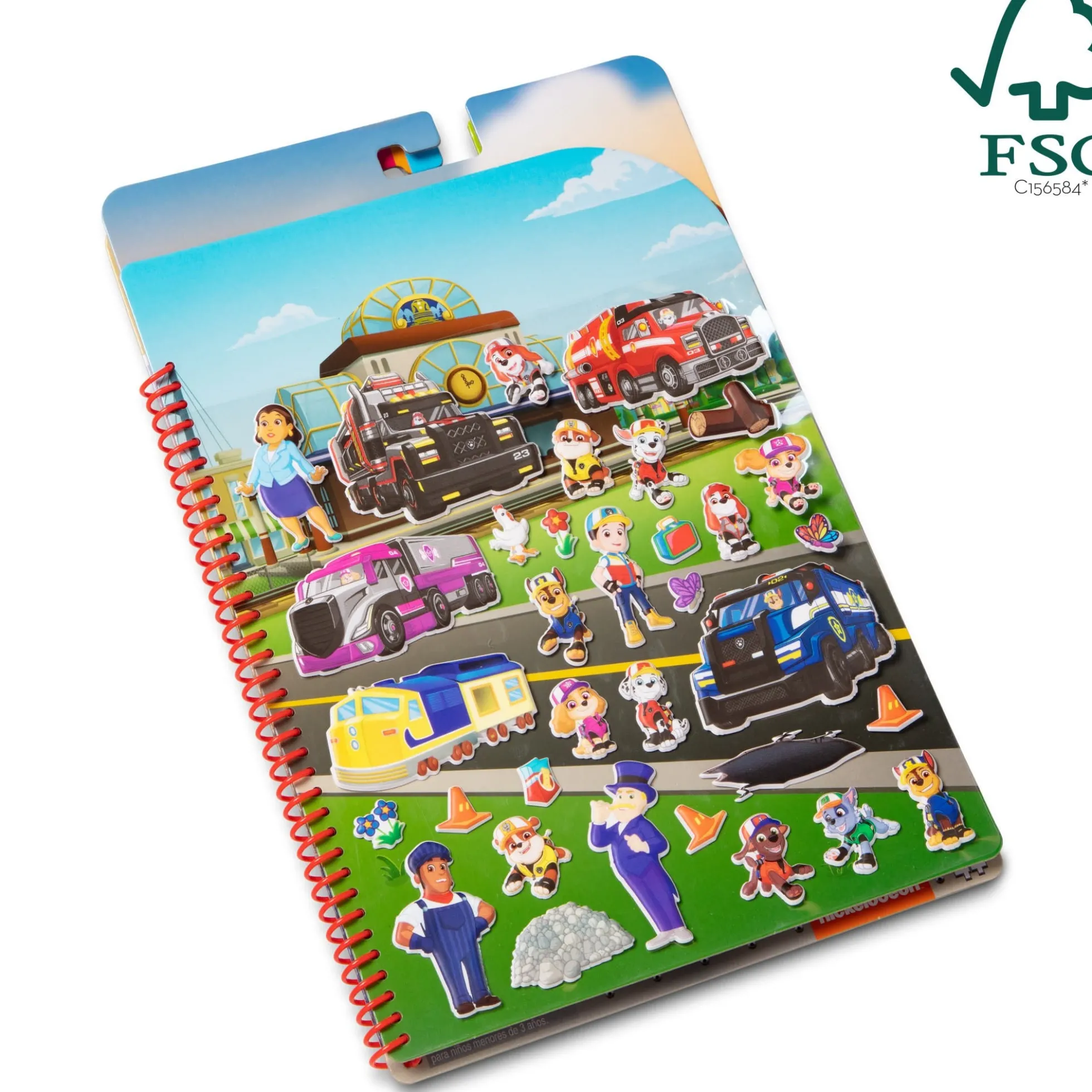 PAW Patrol Restickable Puffy Stickers - Big Truck Pups