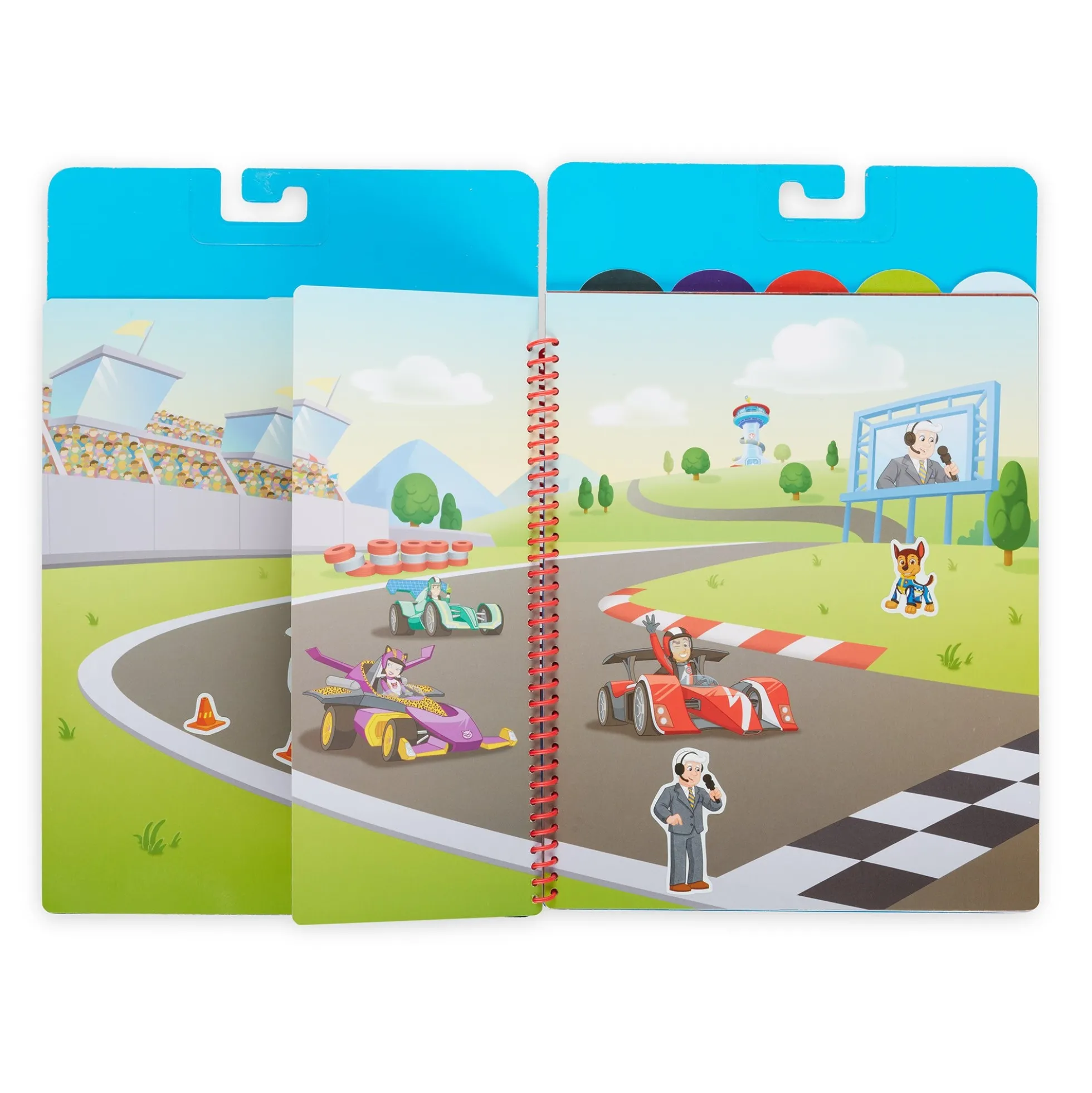 PAW Patrol Restickable Stickers Flip-Flap Pad - Classic Missions