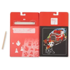 PAW Patrol Scratch Art Pad - Marshall