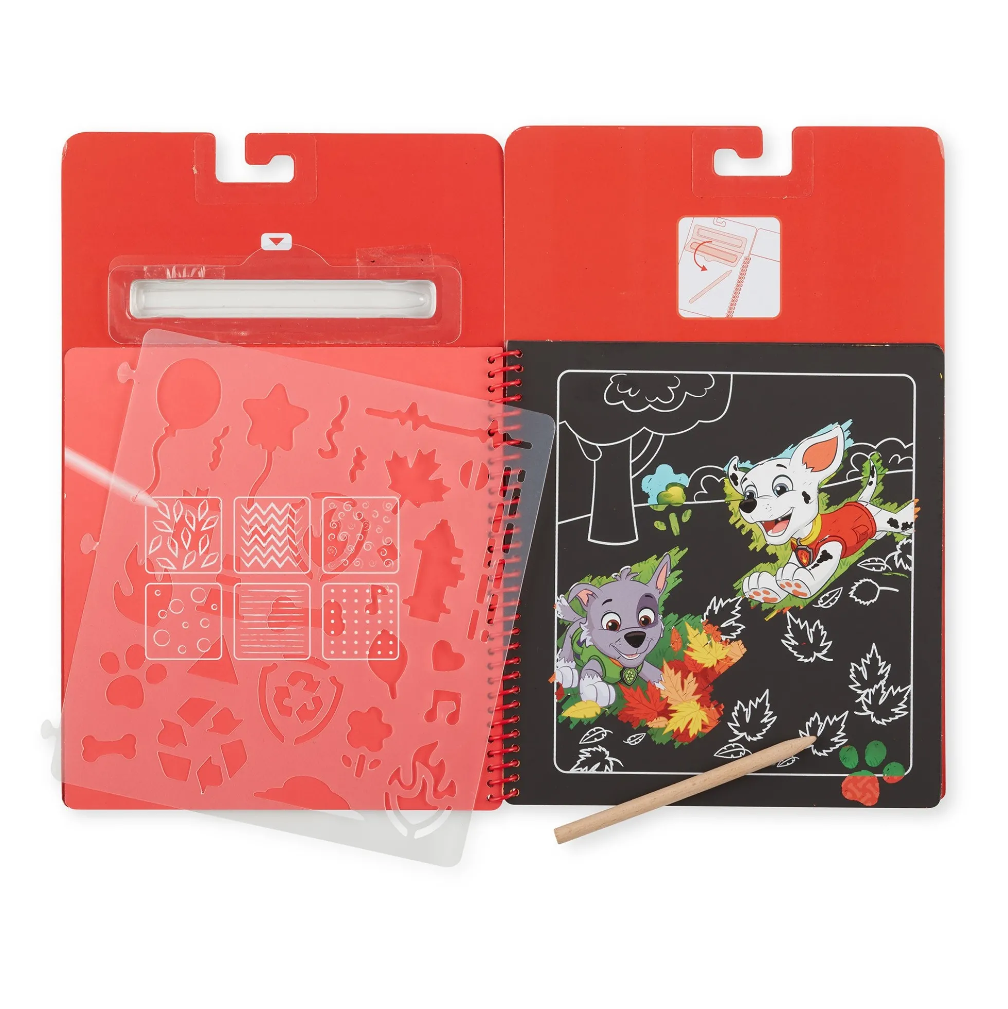 PAW Patrol Scratch Art Pad - Marshall