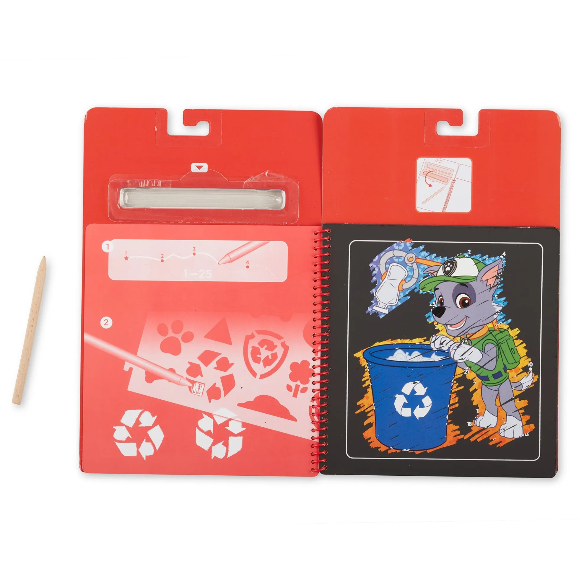 PAW Patrol Scratch Art Pad - Marshall