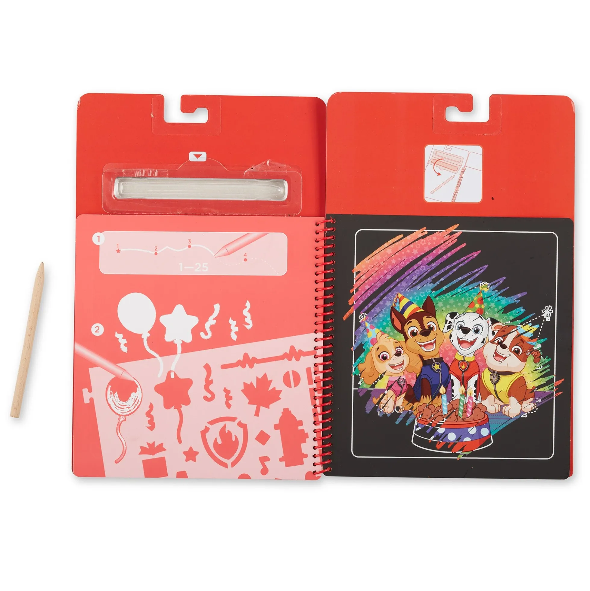 PAW Patrol Scratch Art Pad - Marshall