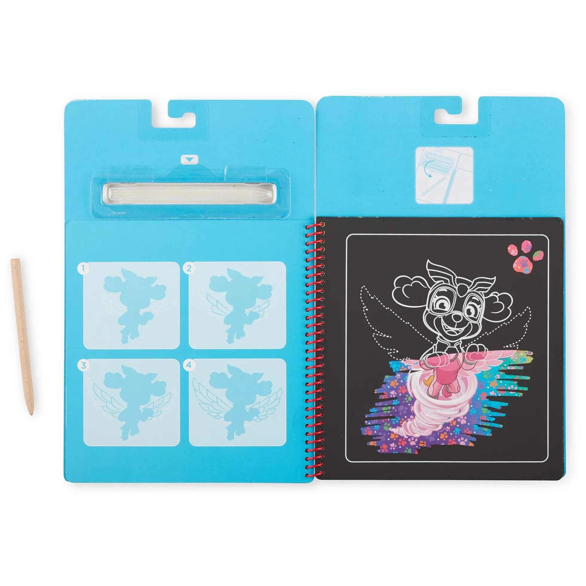 PAW Patrol Scratch Art Pad - Skye