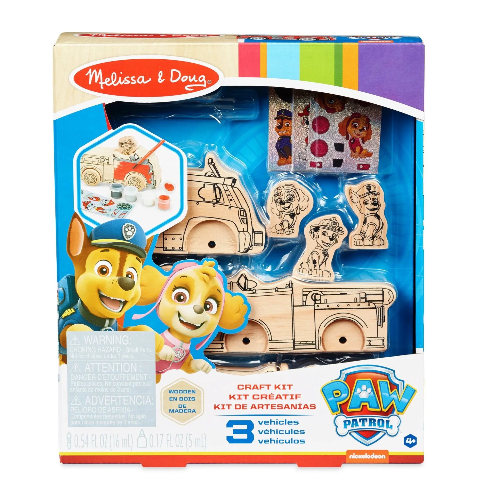 PAW Patrol Wooden Craft Kit - Vehicles