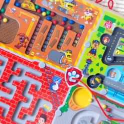 PAW Patrol Wooden 4-in-1 Magnetic Wand Maze Board