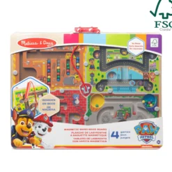 PAW Patrol Wooden 4-in-1 Magnetic Wand Maze Board