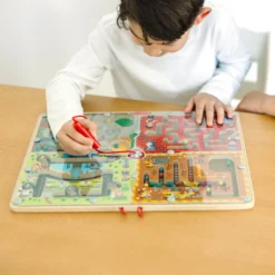 PAW Patrol Wooden 4-in-1 Magnetic Wand Maze Board