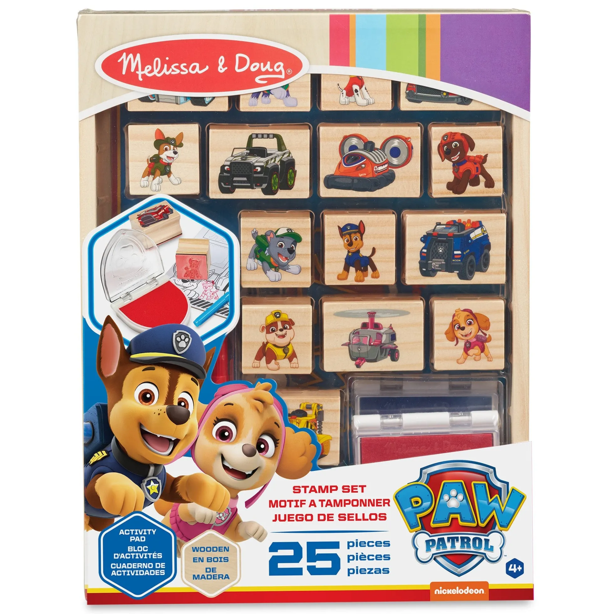 PAW Patrol Wooden Stamps Activity Set