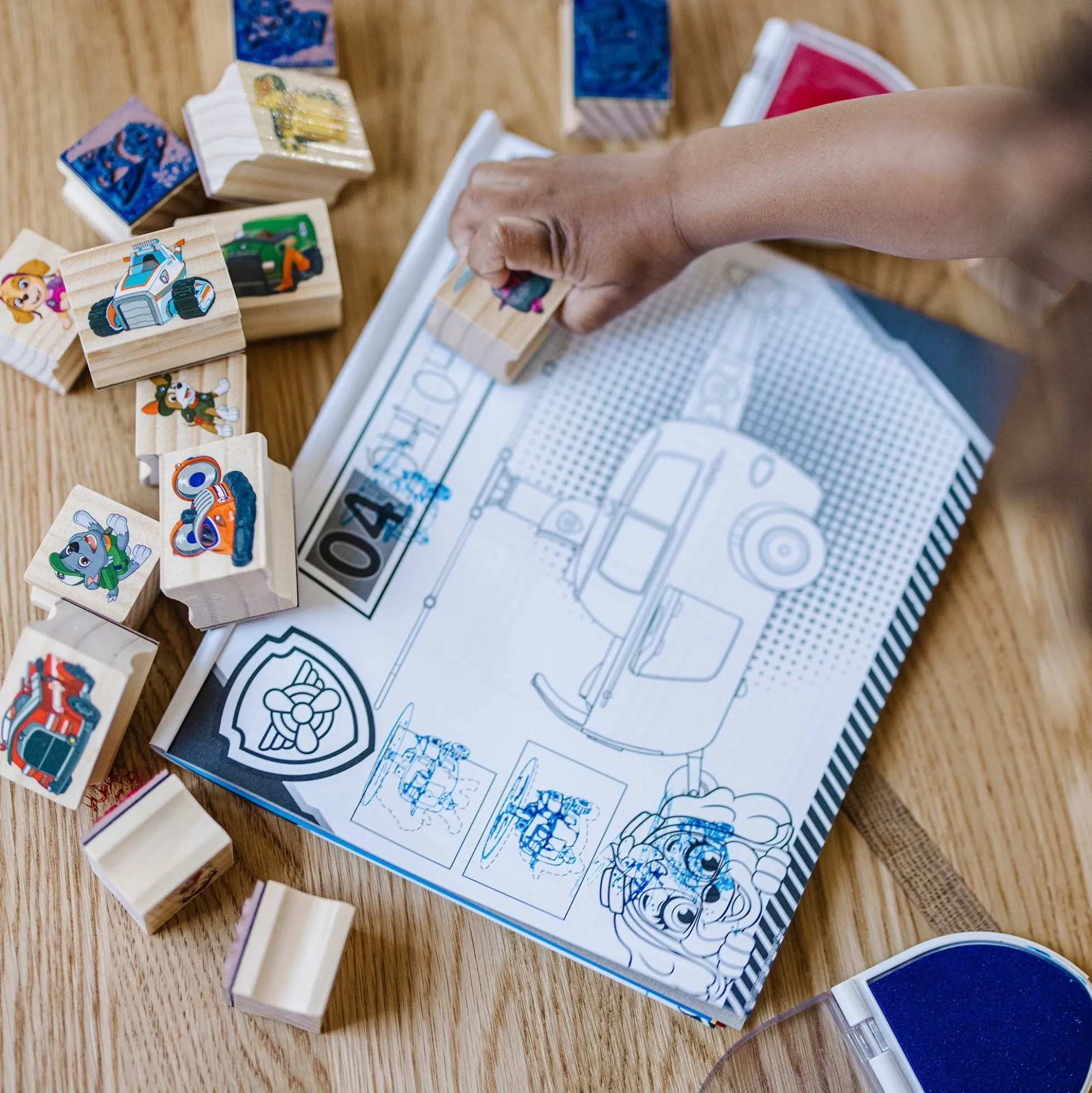 PAW Patrol Wooden Stamps Activity Set