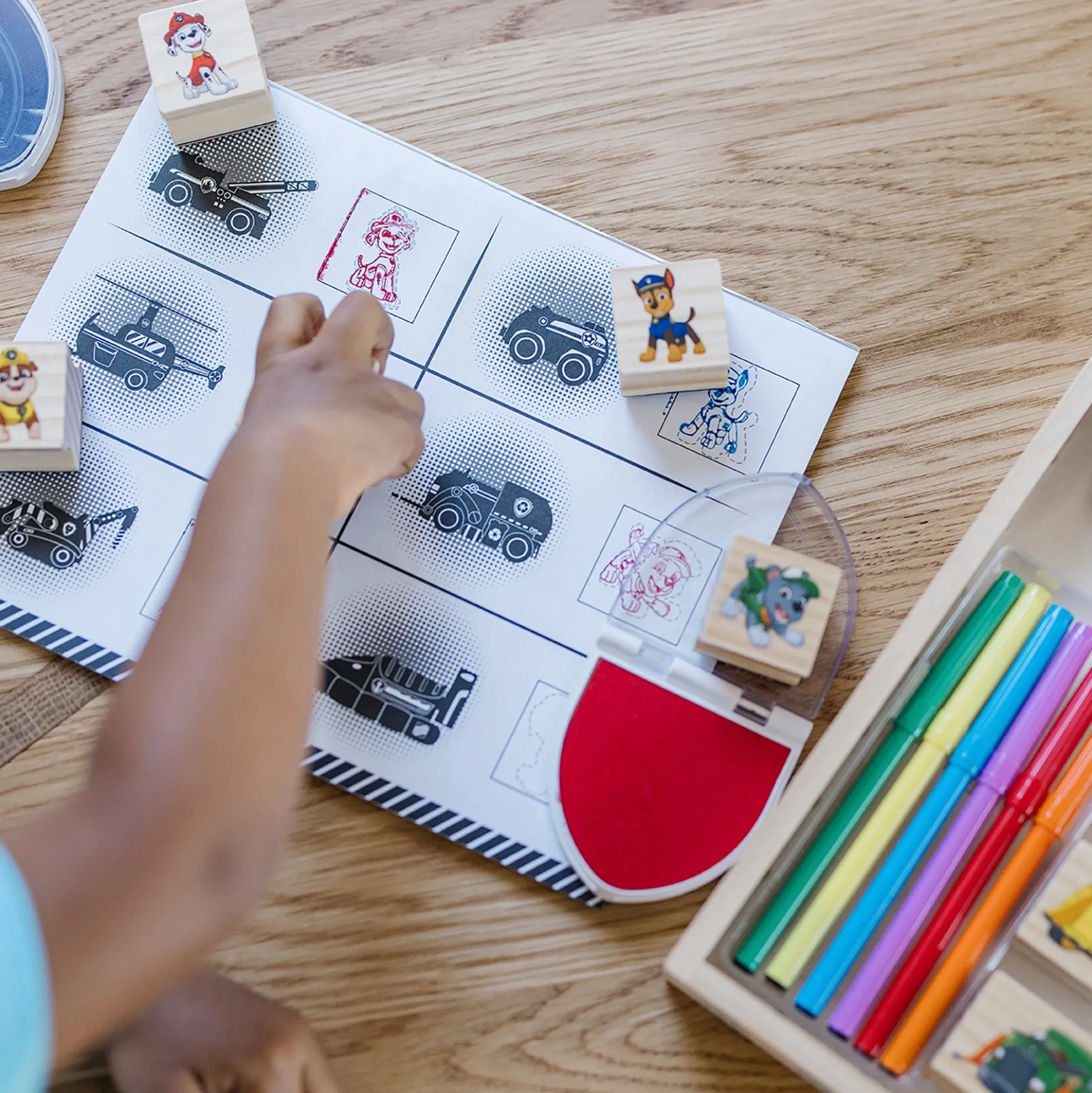 PAW Patrol Wooden Stamps Activity Set