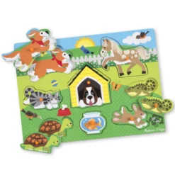 Pets Peg Puzzle - 8 Pieces