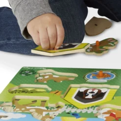 Pets Peg Puzzle - 8 Pieces