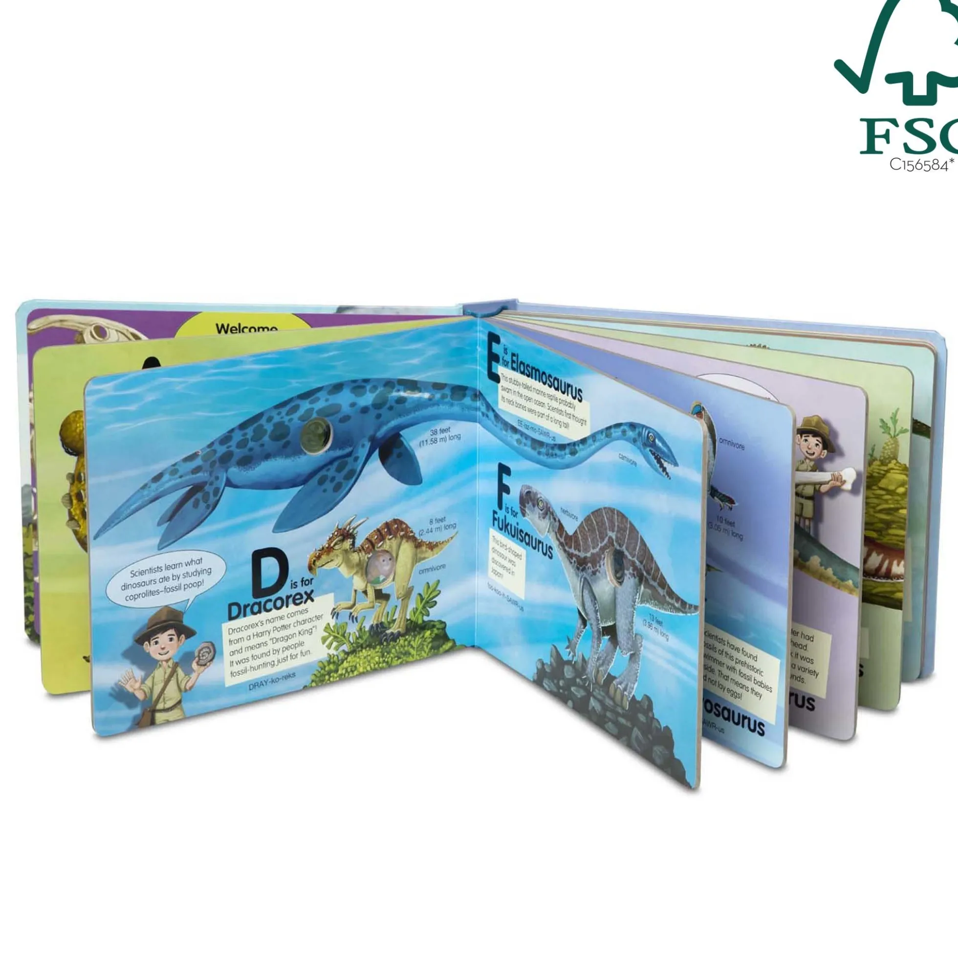 Poke-a-Dot: Dinosaurs A to Z Board Book