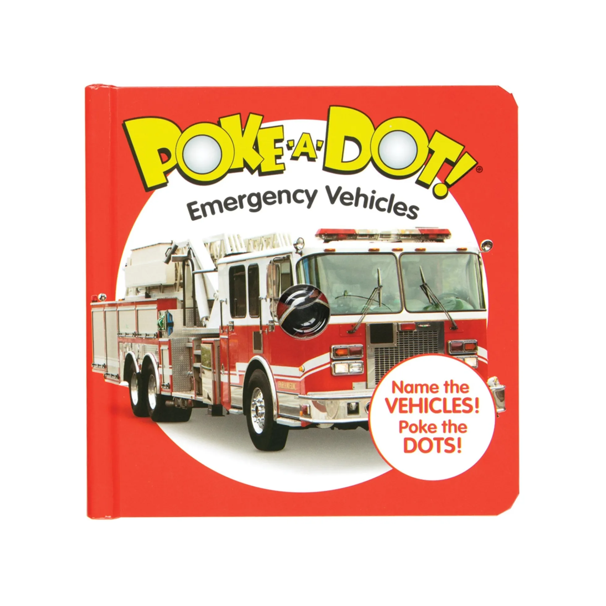 Poke-a-Dot: Emergency Vehicles Board Book
