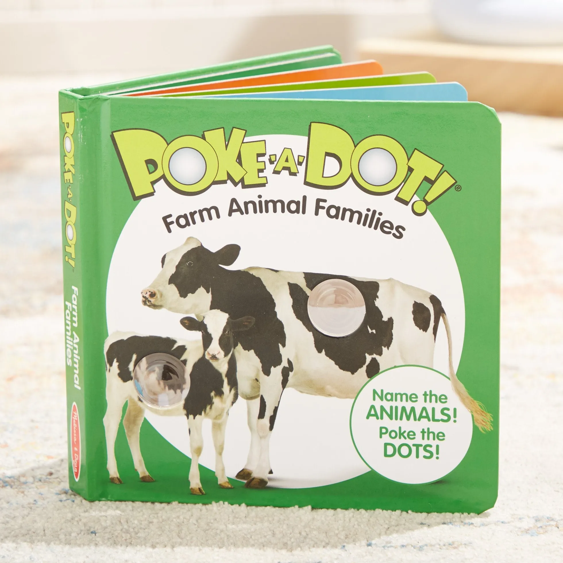 Poke-a-Dot: Farm Animal Families Board Book