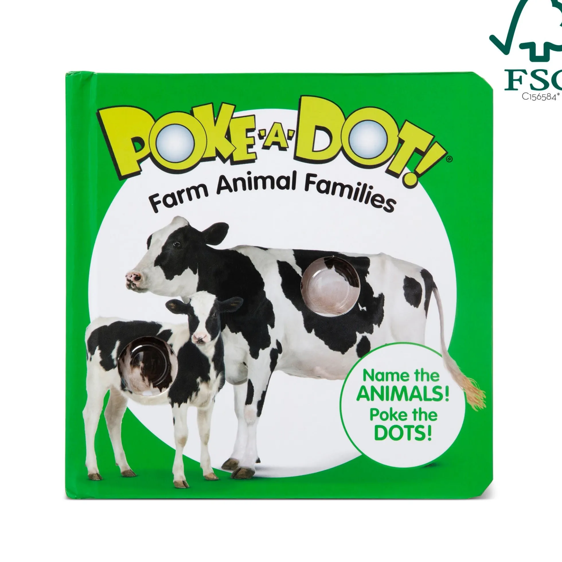 Poke-a-Dot: Farm Animal Families Board Book