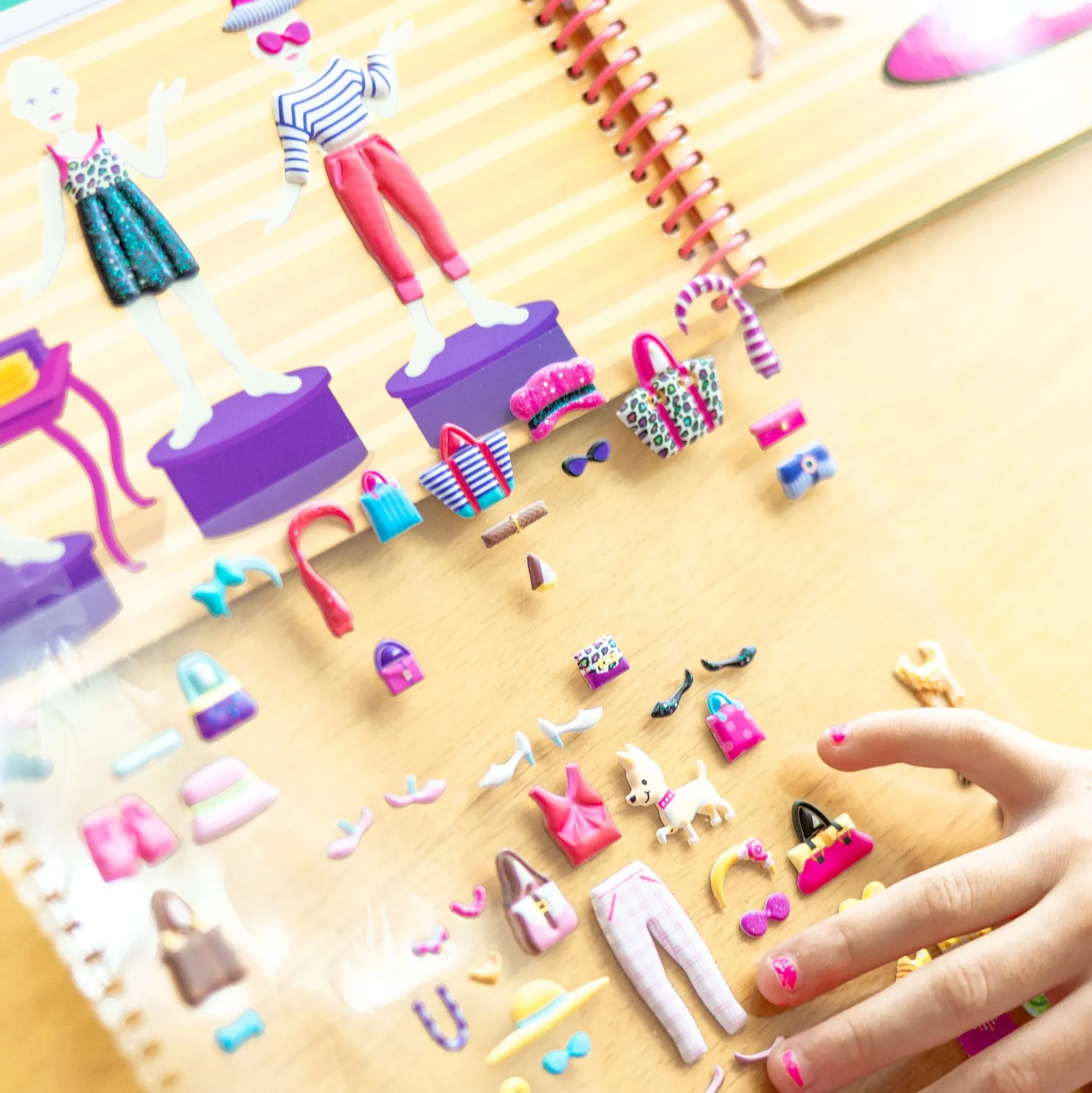 Puffy Sticker Activity Book - Day of Glamour