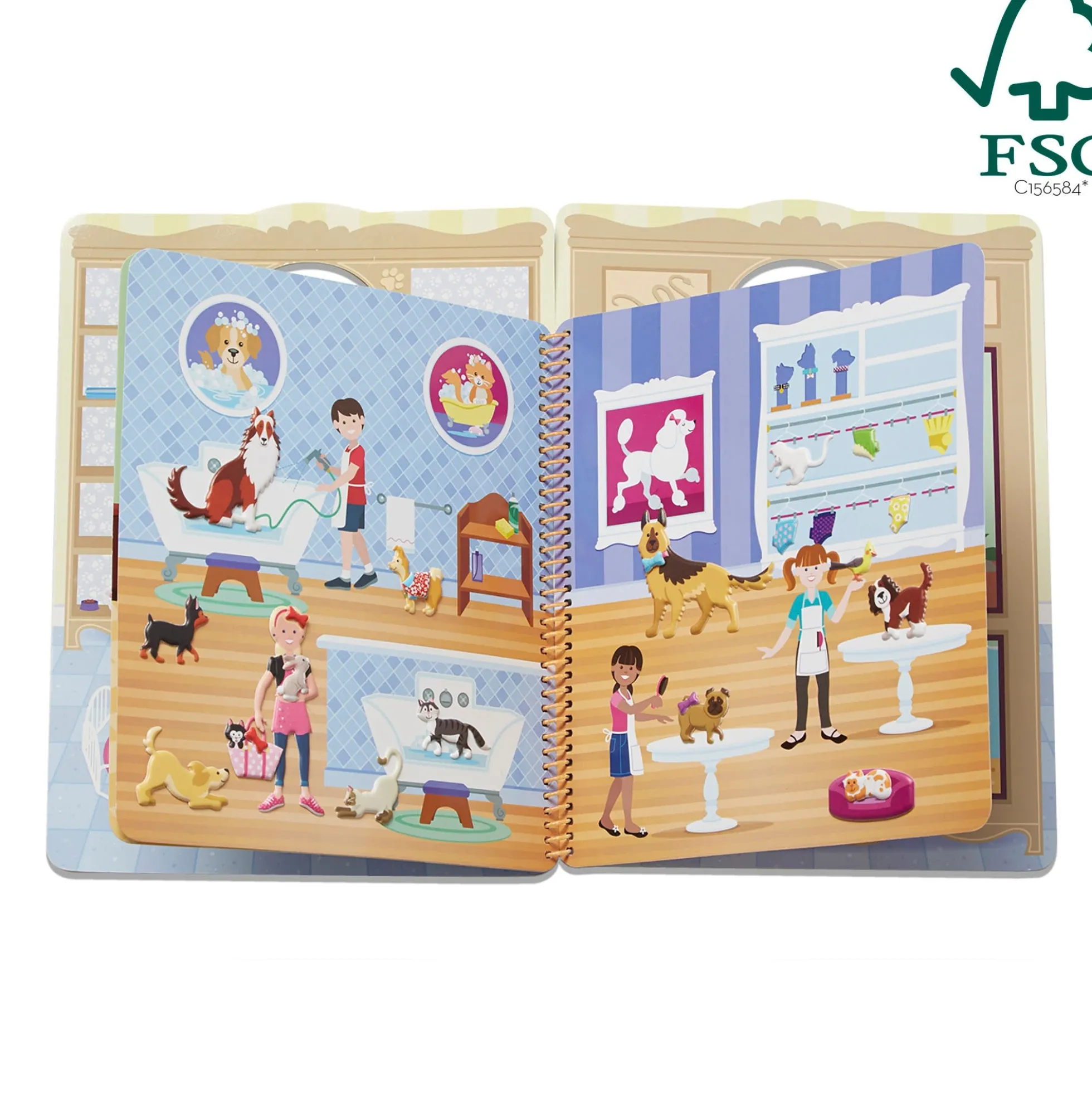 Puffy Sticker Activity Book - Pet Place