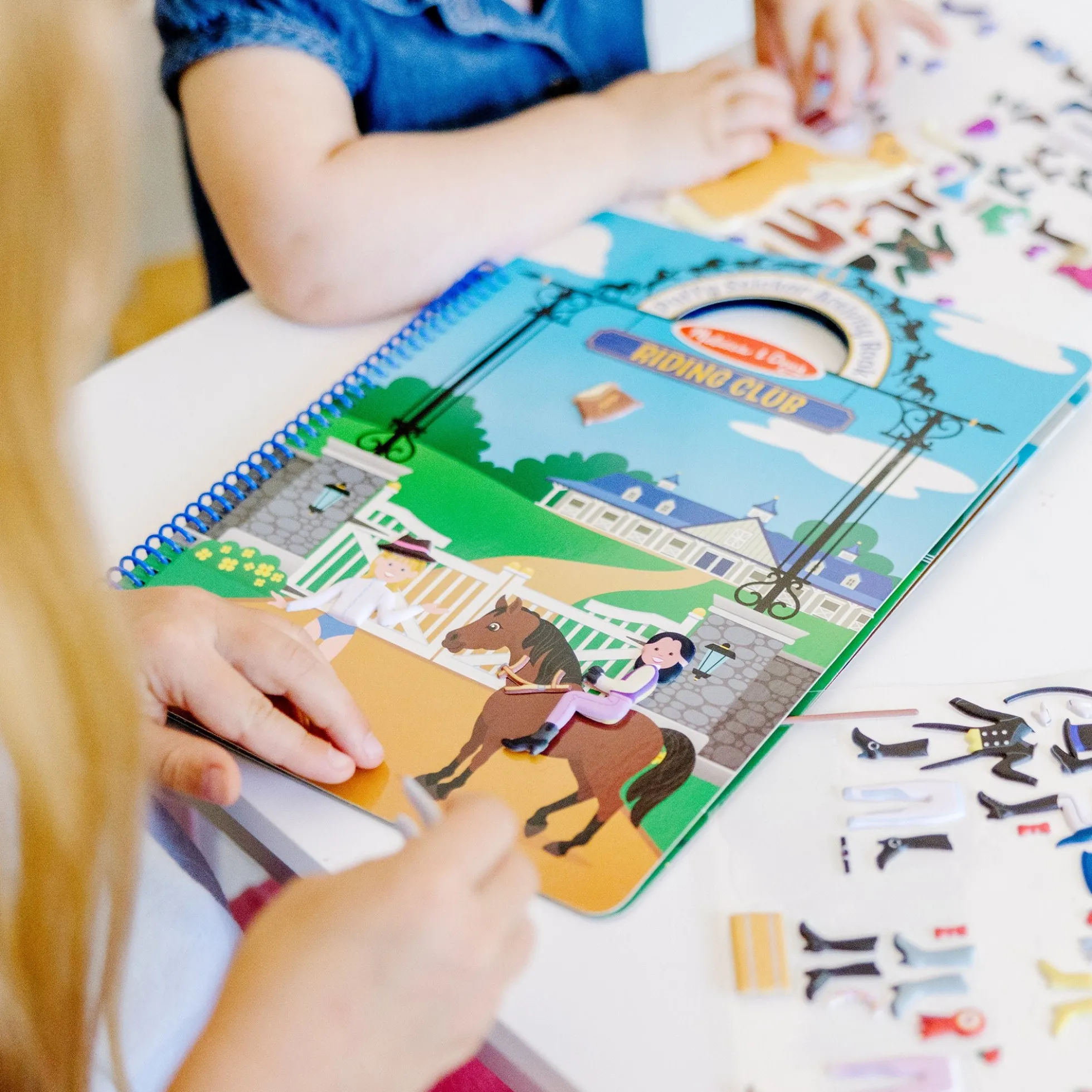 Puffy Sticker Activity Book - Riding Club