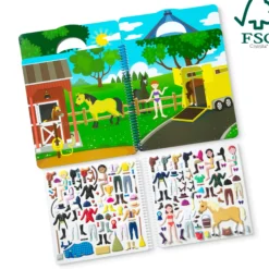 Puffy Sticker Activity Book - Riding Club