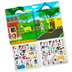 Puffy Sticker Activity Book - Riding Club