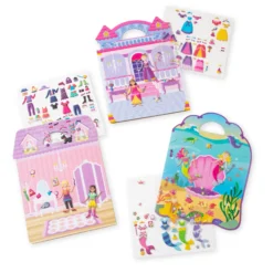 Puffy Sticker Bundle - Dress-Up, Princess and Mermaid