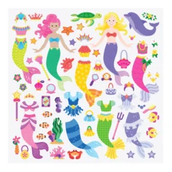 Puffy Sticker Play Set - Mermaid