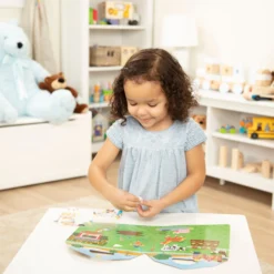 Puffy Sticker Play Set 3-Pack: On the Farm, Safari, Chipmunk House