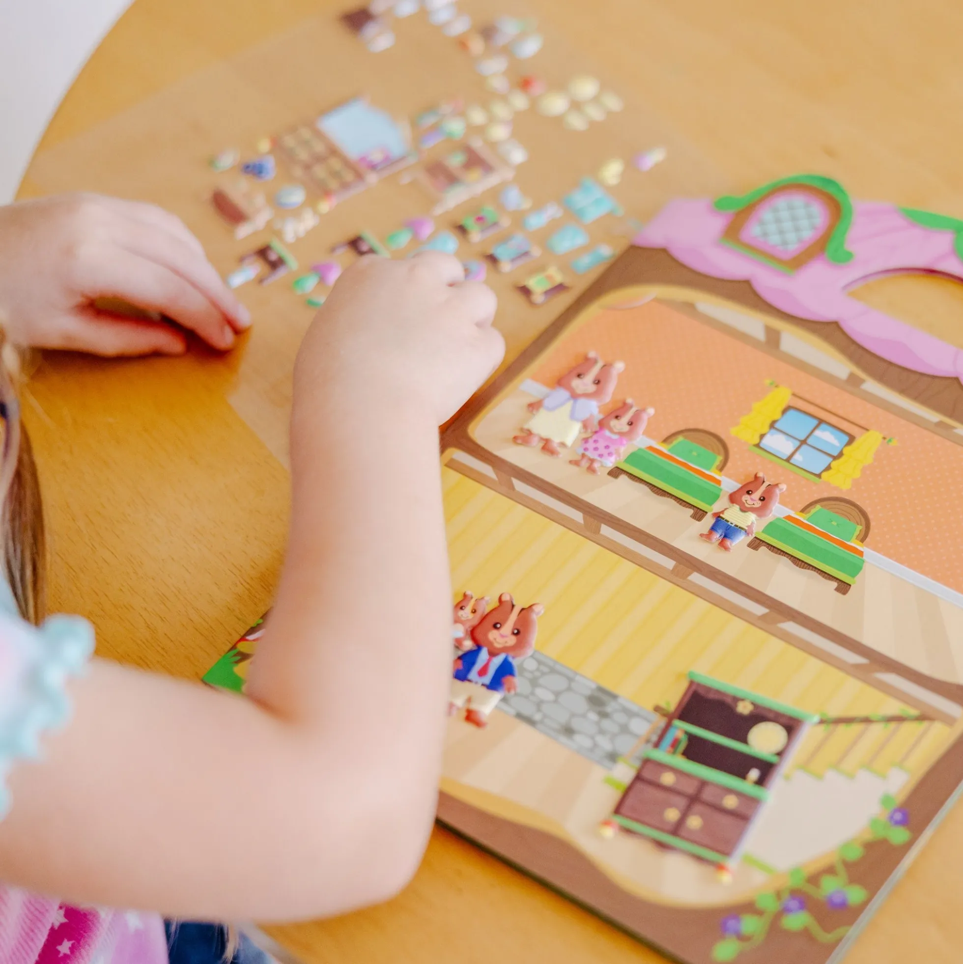 Puffy Sticker Play Set 3-Pack: On the Farm, Safari, Chipmunk House