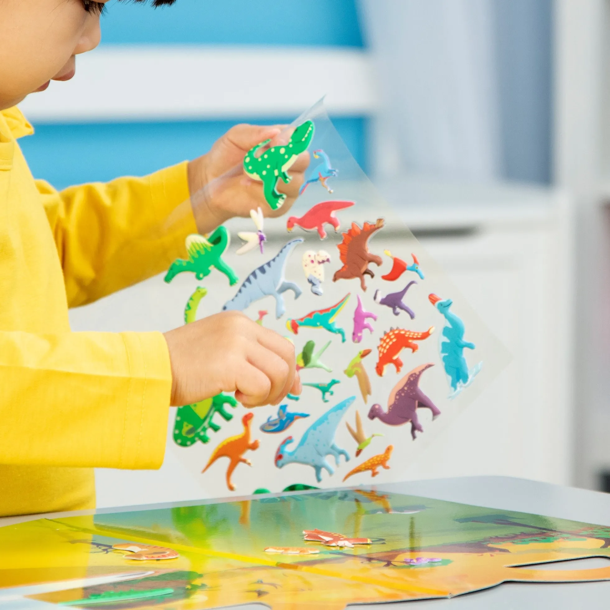 Puffy Sticker Play Set 3-Pack: Safari, Dinosaur, Ocean