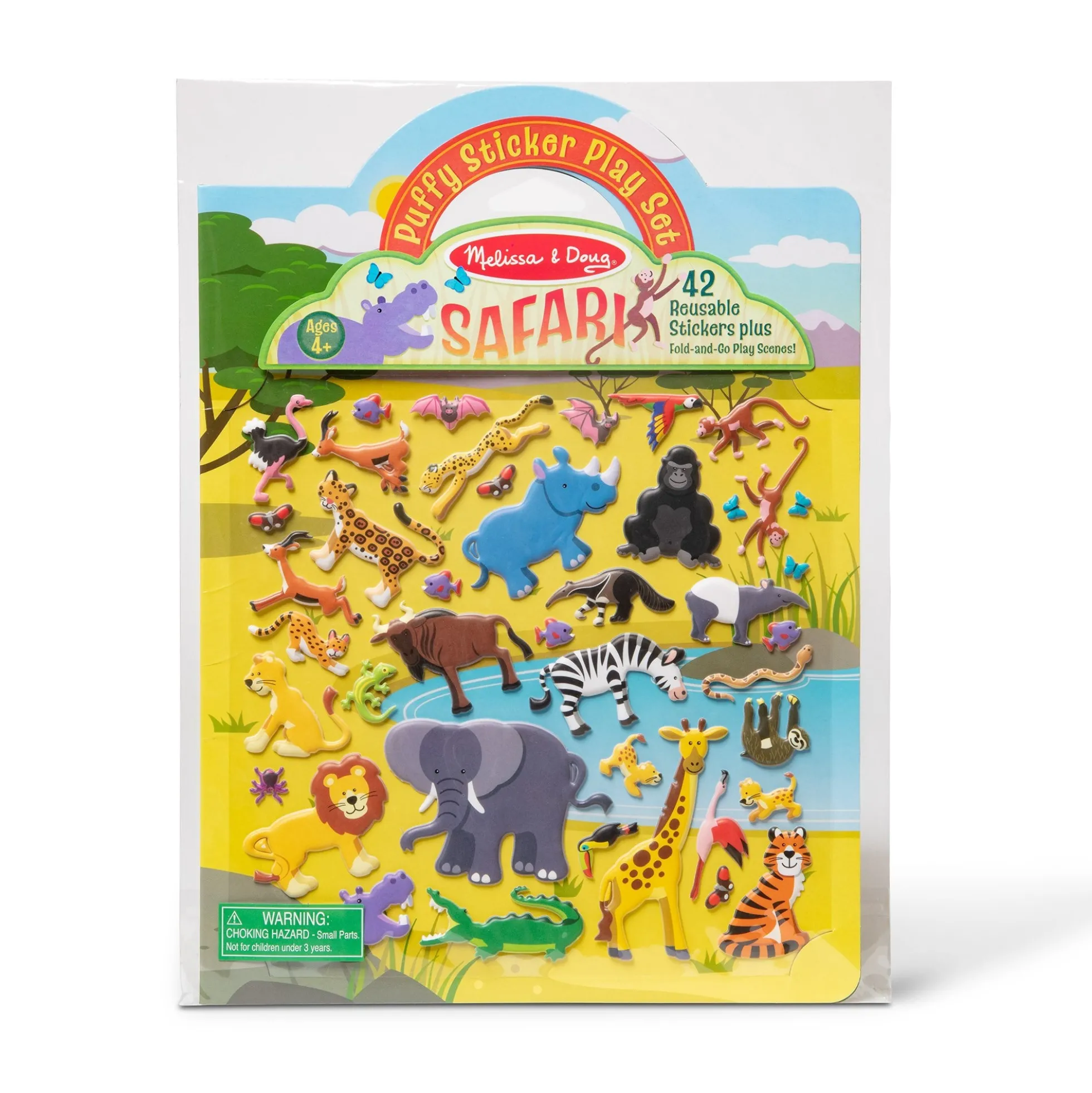 Puffy Sticker Play Set - Safari