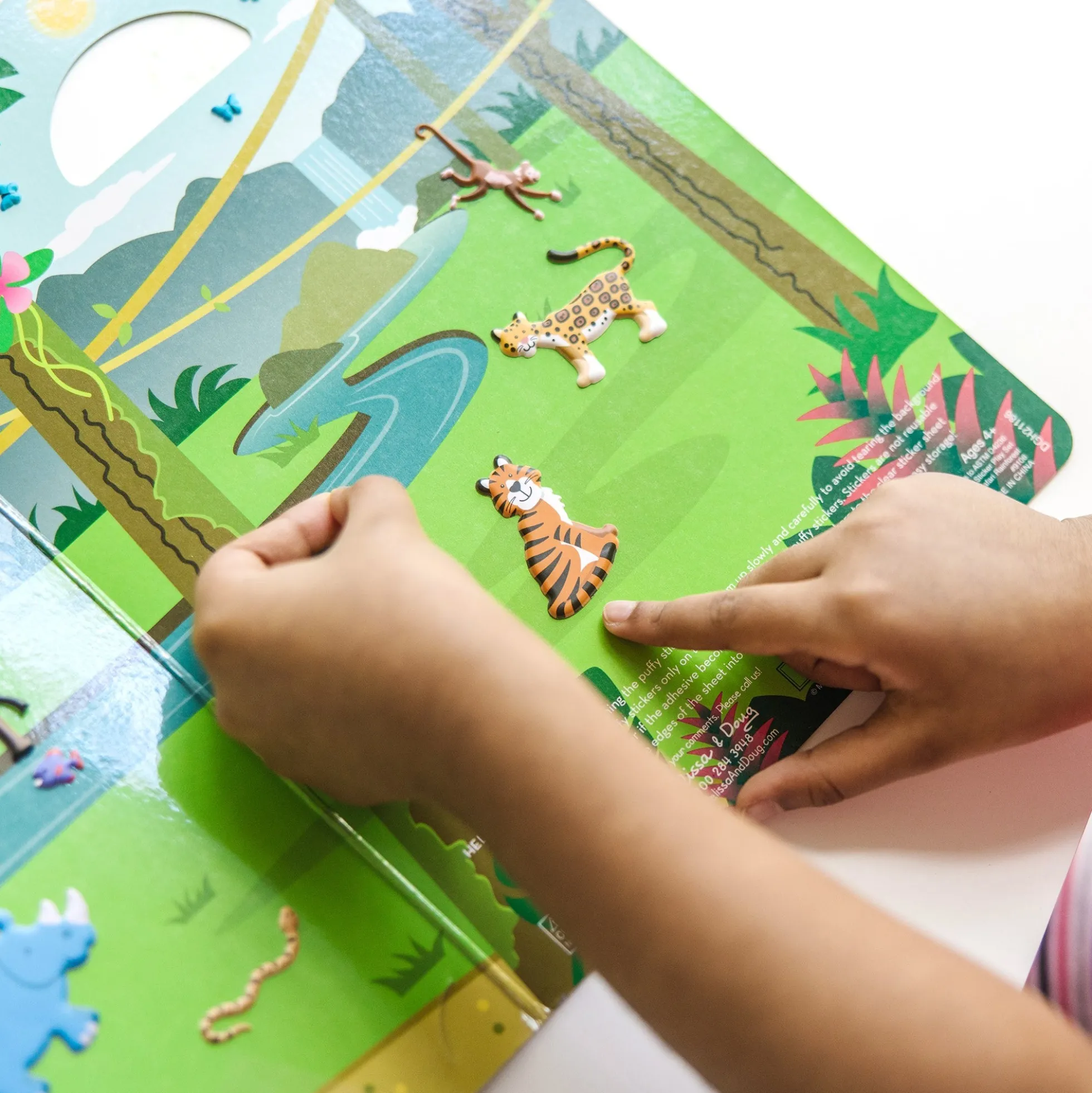 Puffy Sticker Play Set - Safari
