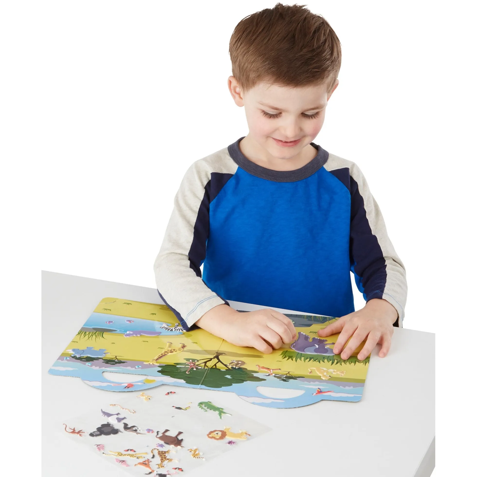 Puffy Sticker Play Set - Safari