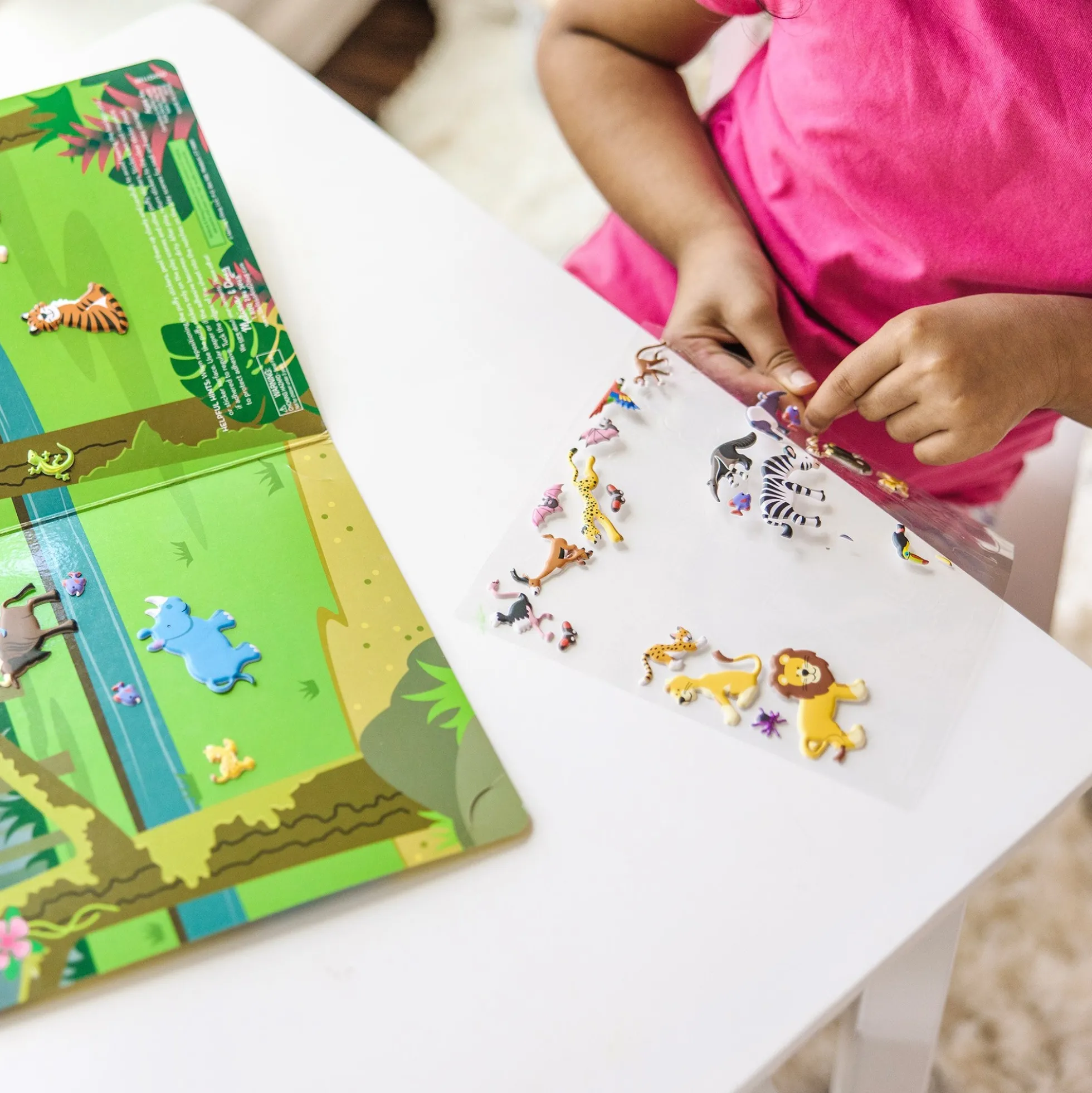 Puffy Sticker Play Set - Safari