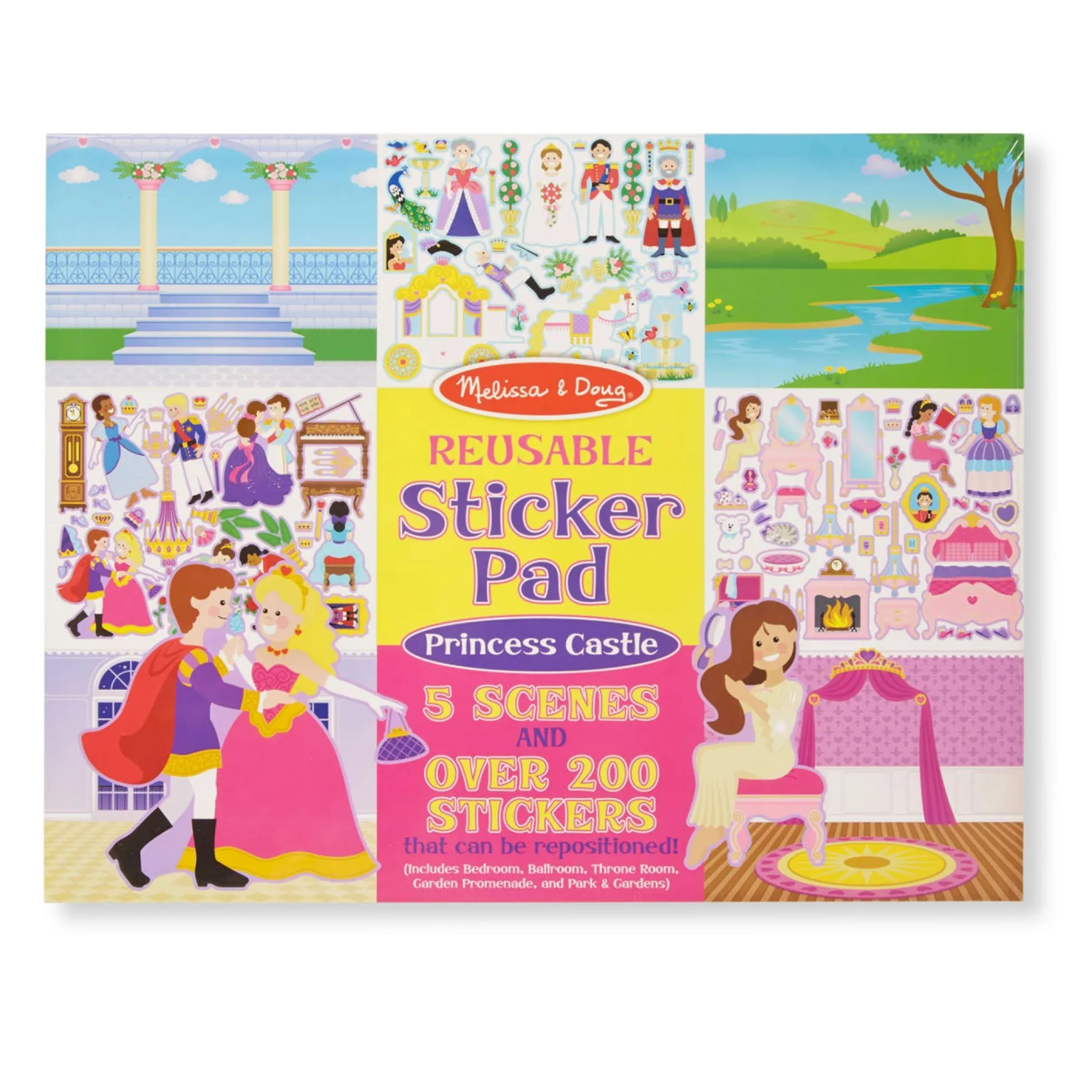 Reusable Sticker Pad Bundle - Fairy, Princess, Dress-Up, and Play House