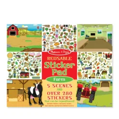 Reusable Sticker Pad - Farm