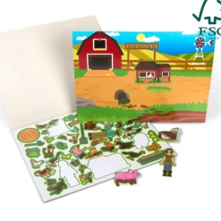 Reusable Sticker Pad - Farm