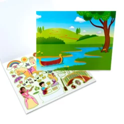 Reusable Sticker Pad - Princess Castle