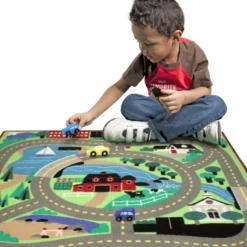 Round the Town Road Rug & Car Set