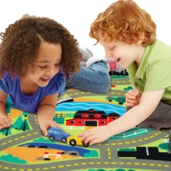Round the Town Road Rug & Car Set