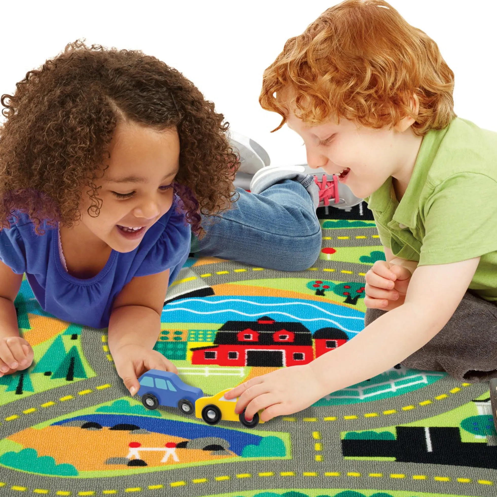 Round the Town Road Rug & Car Set