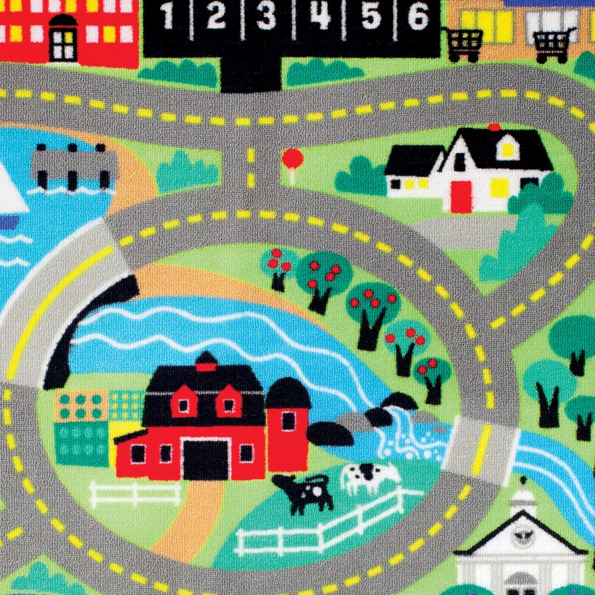 Round the Town Road Rug & Car Set