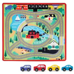 Round the Town Road Rug & Car Set