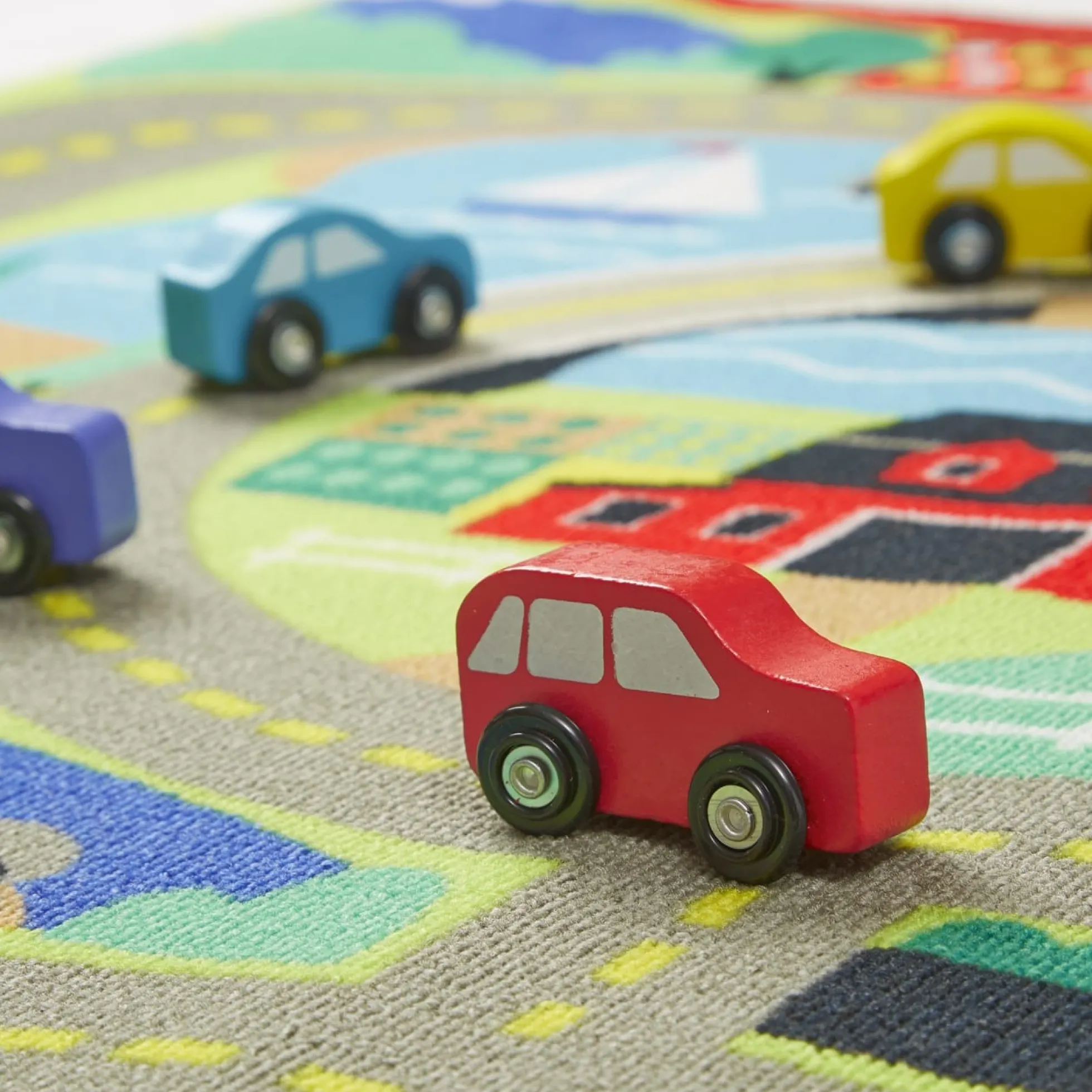Round the Town Road Rug & Car Set
