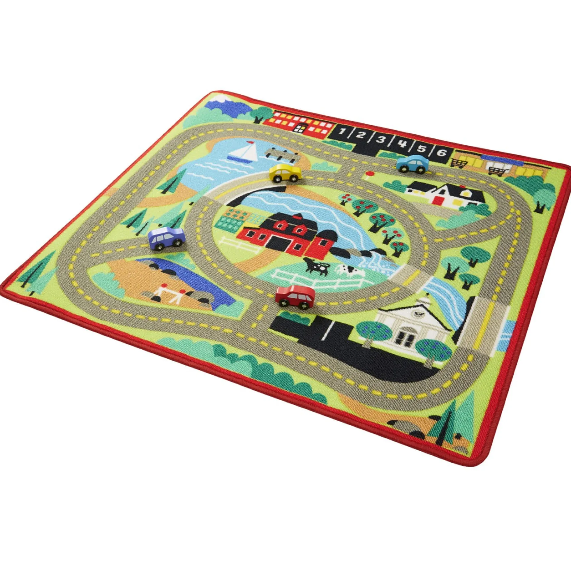 Round the Town Road Rug & Car Set