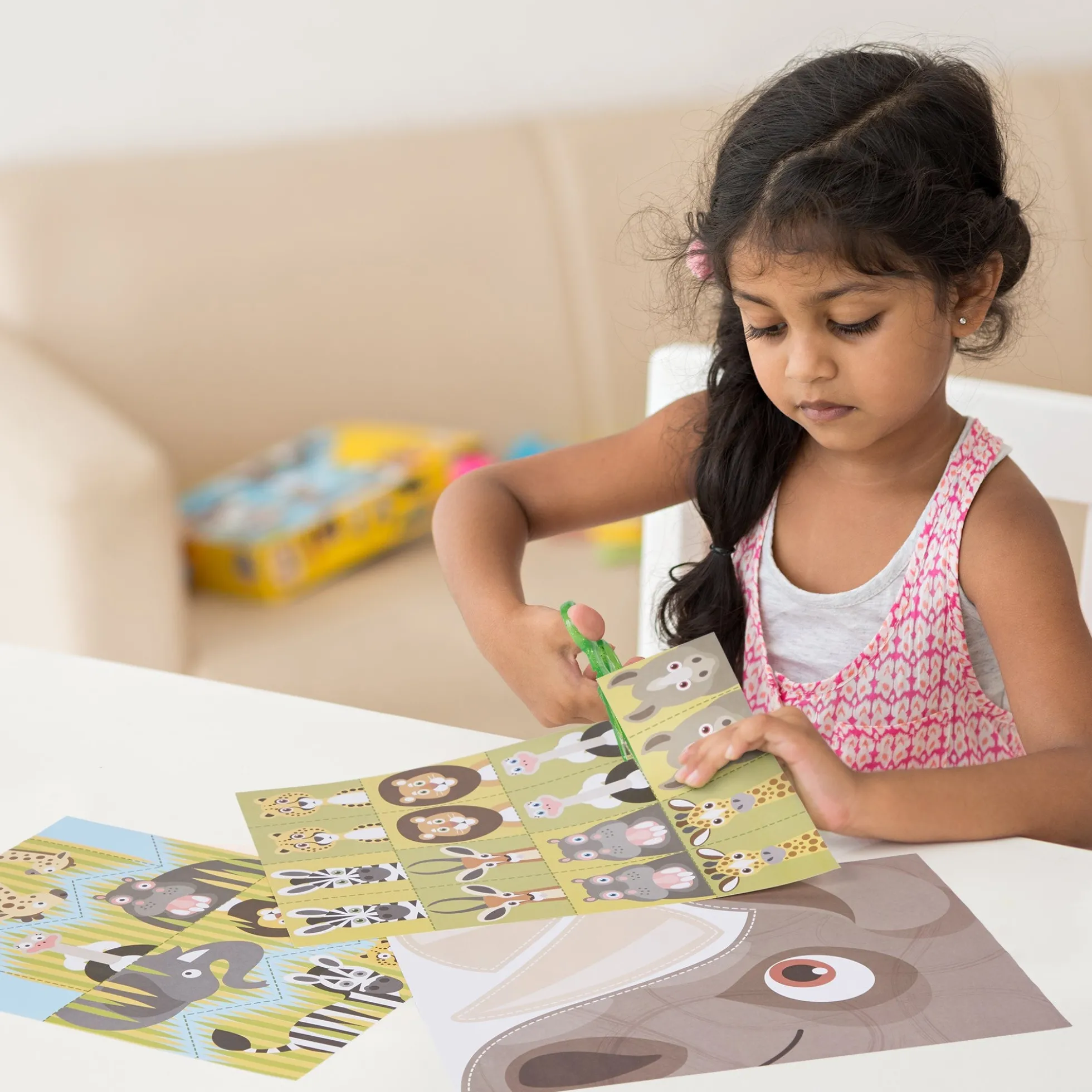 Safari Scissor Skills Activity Pad