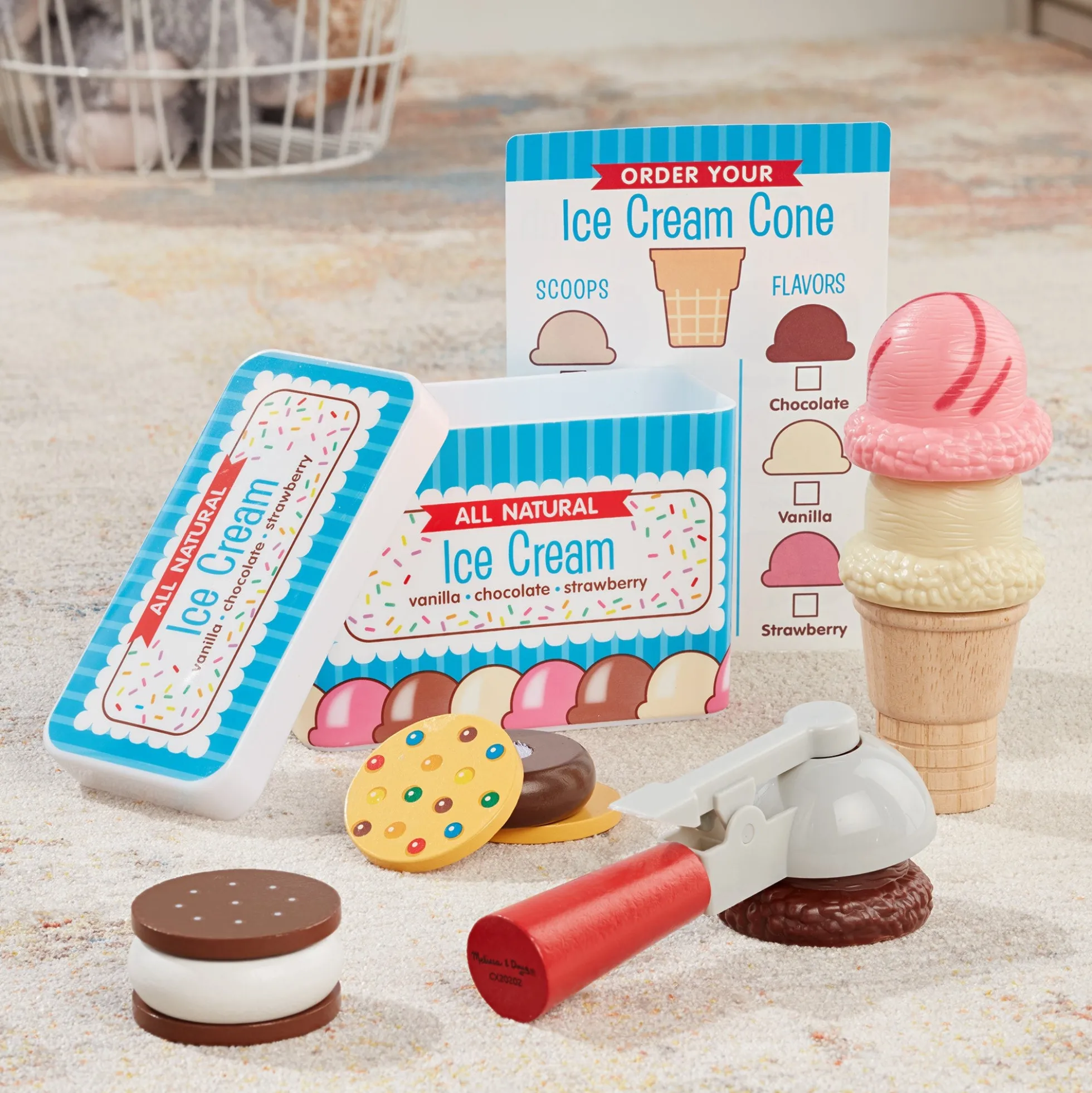 Scoops & Sandwiches Ice Cream Play Set